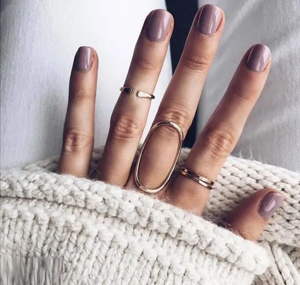 Набір жіночих кілець 4 шт регульовані овальні перстні комплект, фото 1