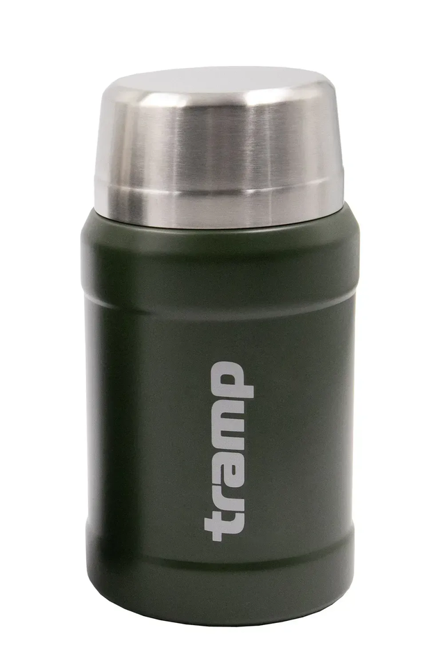 Термос харчовий Tramp 0,8 л оливковий з чохлом TRC-132-olive