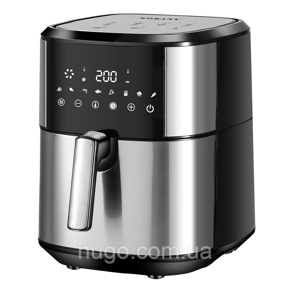 Аерофритниця SK-10043, 8.5л, 2000 Вт / Мультипіч / Багатофункціональна фритюрниця / Аерогриль, фото 1