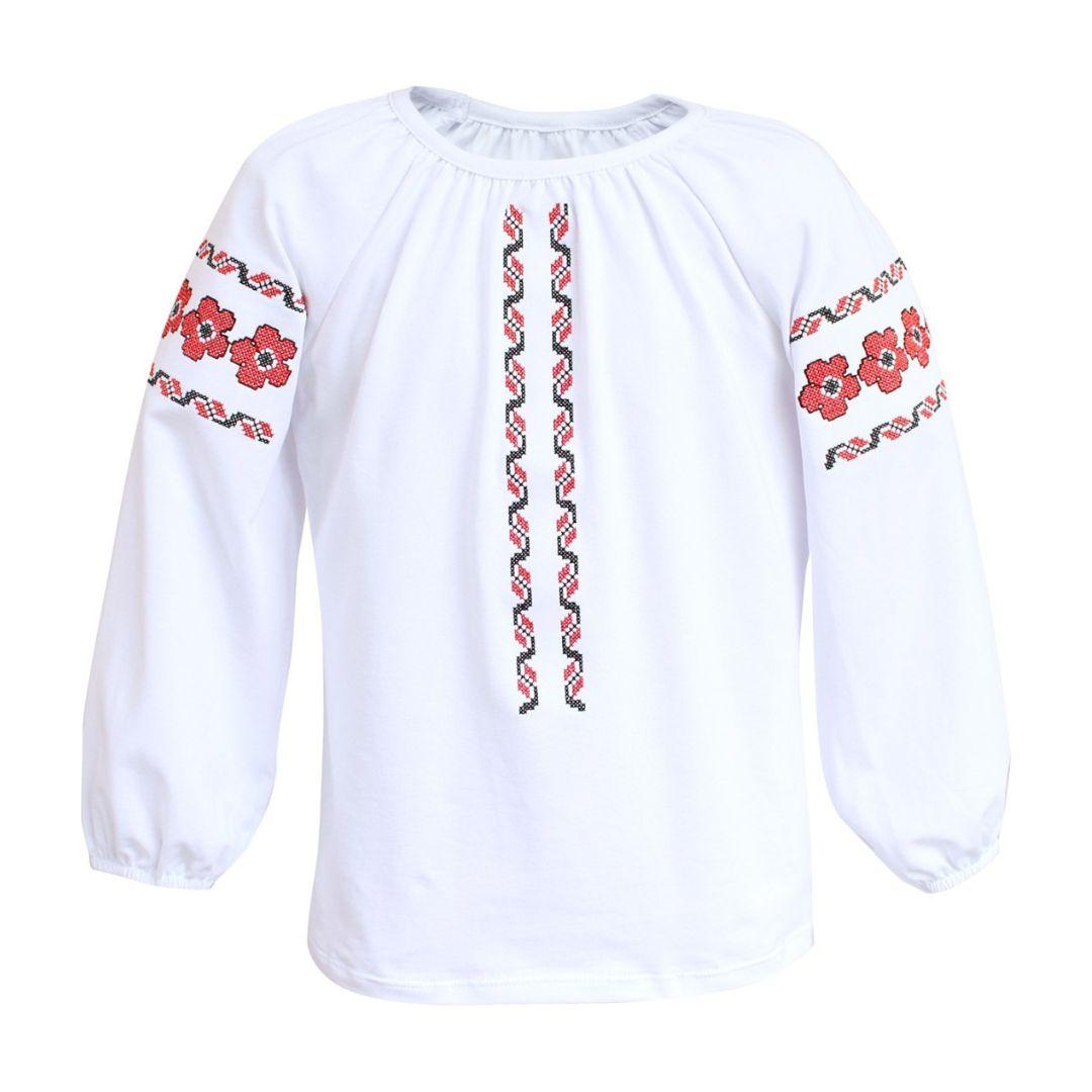 Вишиванка для дівчинки стрейч-кулір, фото 1