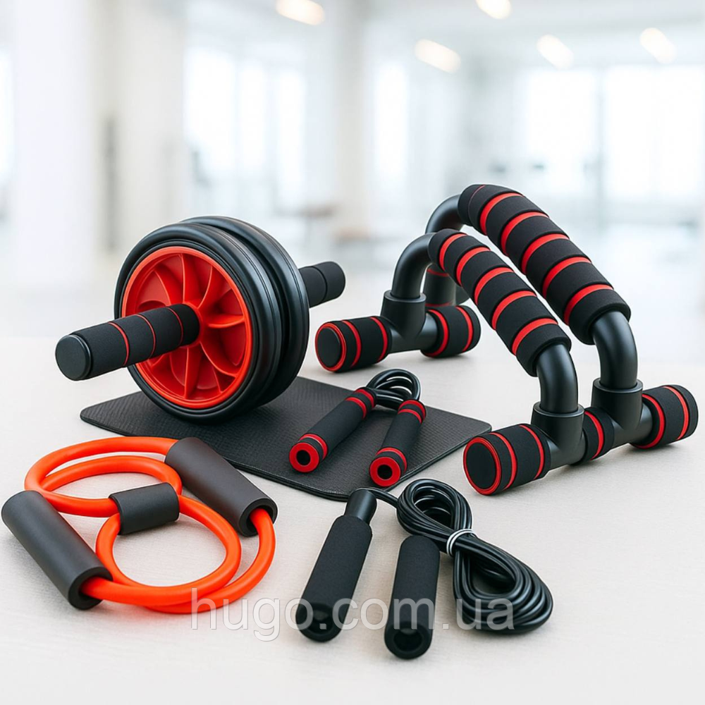 Фітнес-комплект 7в1 SET-SPORT / Набір для тренування / Тренажери для тіла