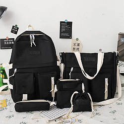 Рюкзак-трансформер 5в1, 42x30x11см, Чорний / Міський рюкзак / Рюкзак підлітковий / Дитячий рюкзак /Портфель