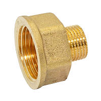 Перехідник для труб Valve J.G. 1/2 х М10 внутрішня зовнішній крок різьблення 1 латунь