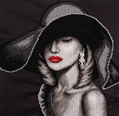 Набір для вишивки бісером "Леді" №1, 30х30 см