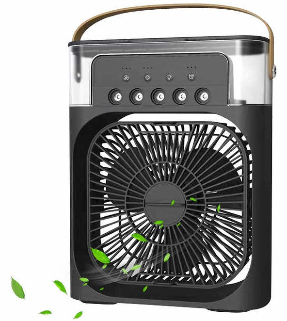 Мінівентилятор із контейнером для льоду Air Cooler Fan, фото 1