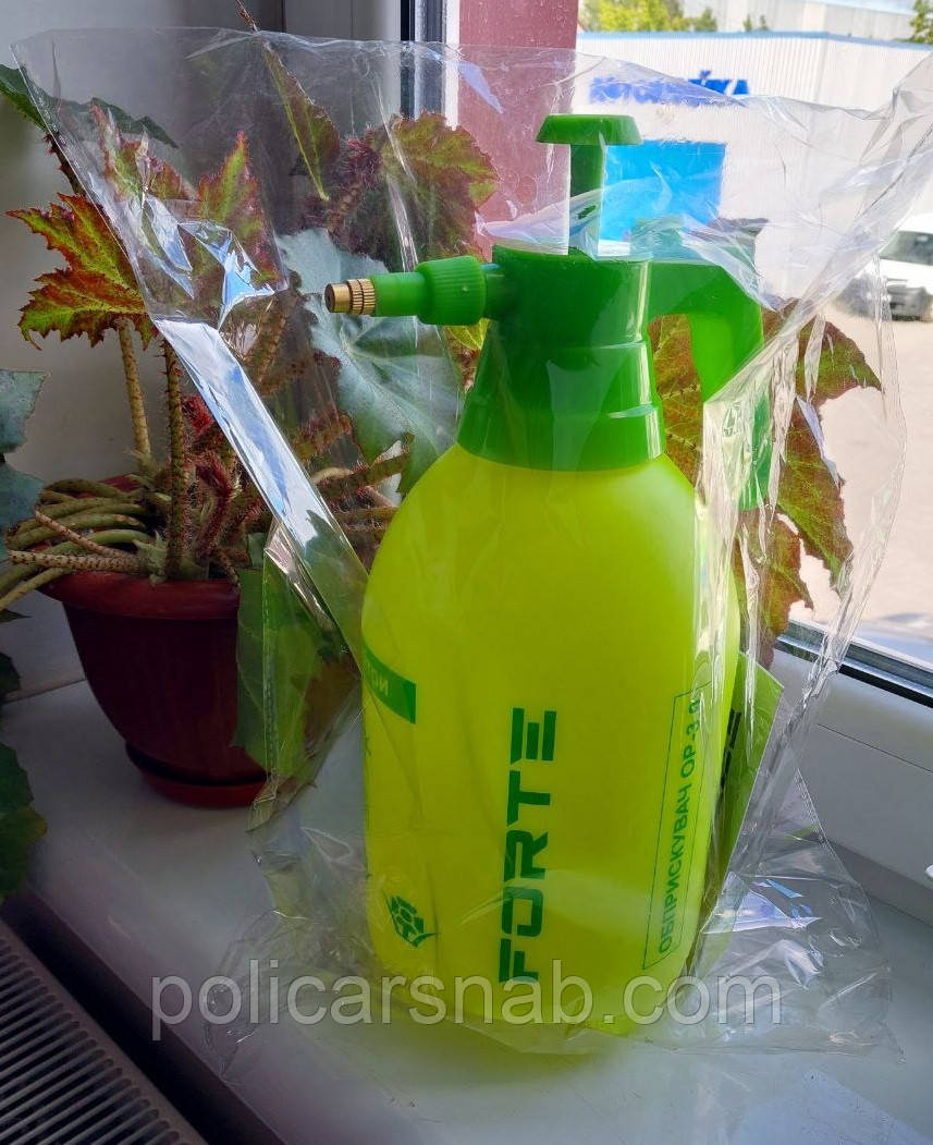 Обприскувач ручний пневматичний садовий помповий об'ємом на 3 літри ОР-3.0  FORTE з інструкцією, фото 1