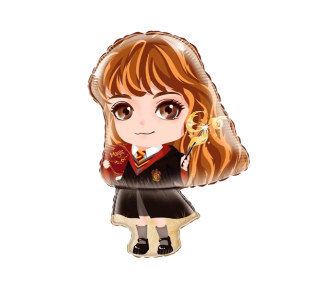 Фольгована кулька фігура "Герміона" кольорова 74х48 см. в уп. (1 шт.)