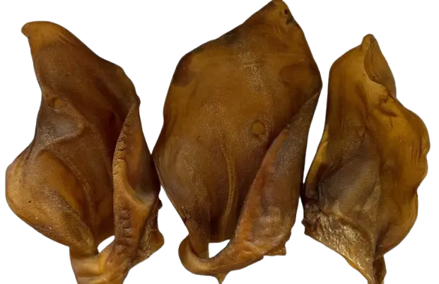 Натуральні ласощі для собак вухо теляти сушене середнє "Bethowen" (Бетховен) 1 штука, фото 1