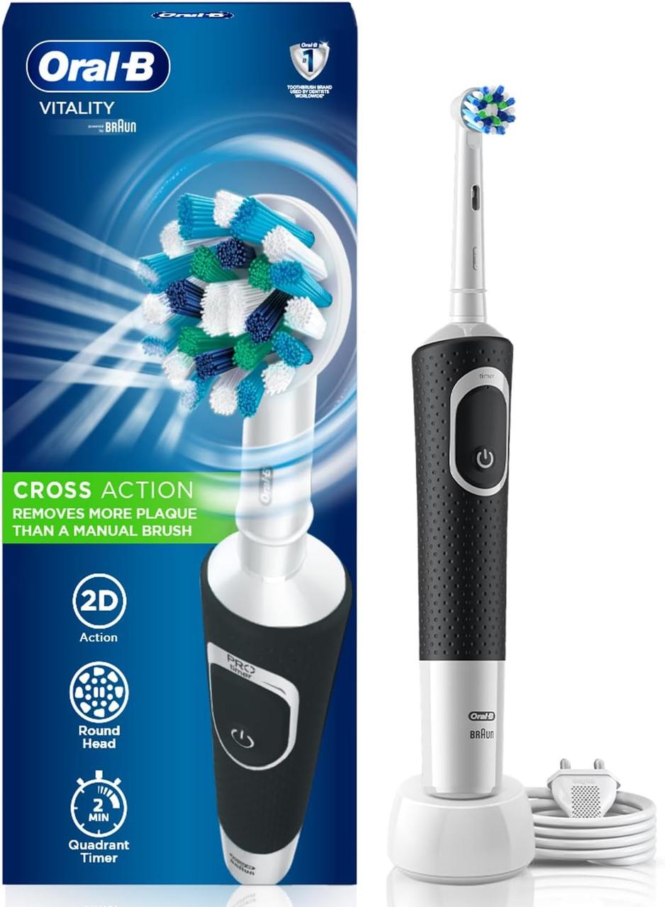 Зубна щітка Oral-B Vitality 100 Cross Action Black (Електрична)