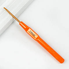 Гачок для в'язання з товстою пластиковою ручкою, 2 мм