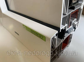 Трьохстулкове Т-образне вікно Salamander bluEvolution 82, фото 5