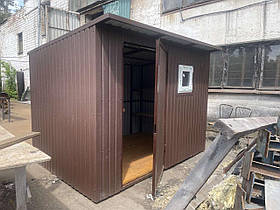 Сарай для дачі / з профнастилу / Госпблок / Дровник