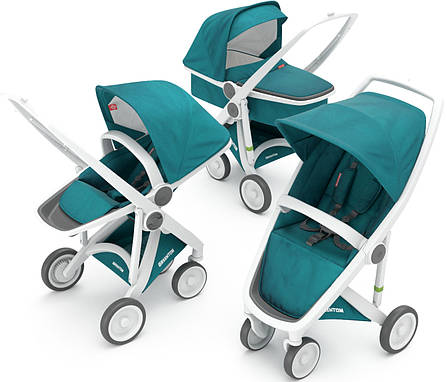 Дитяча коляска 3 в 1 Greentom Upp Carrycot+Reversible+Classic, фото 2