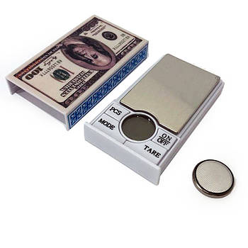 Електронні ваги ювелірні до 200г (0,01г), YD-9022 / Високоточні ваги кишенькові / Цифрові міні ваги