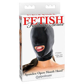 Маска з отвором для рота Pipedream Fetish Fantasy еластична, чорна, One Size
