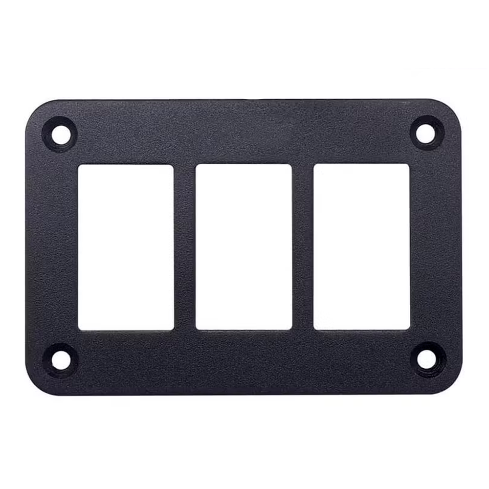 Тримач корпусу клавішного перемикача 3-х позиційний алюмінієвий, фото 1