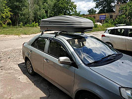 Автобокс Desna-Auto 440 л сірий правосторонній Десна-Авто