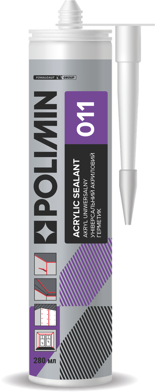 Універсальний акриловий герметик POLIMIN ACRYLIC SEALANT 011
