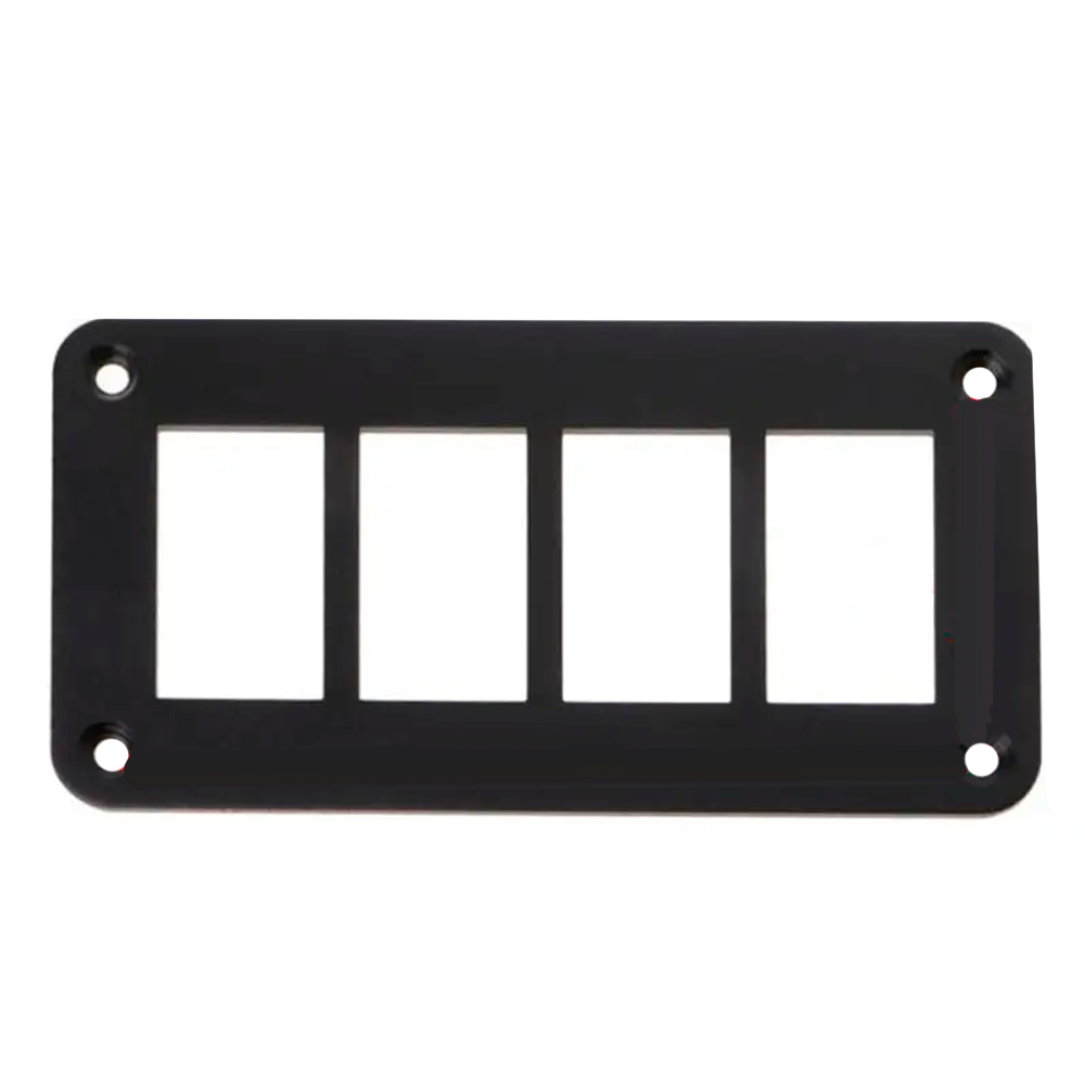 Установча рамка панель клавішного перемикача 4 позиції, метал, фото 1