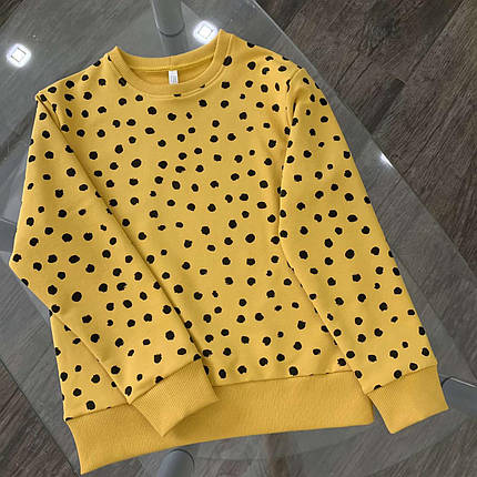 Світшот дитячий гірчичний крапки пензлика Five Stars 10988-146р, фото 1