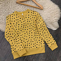 Світшот дитячий гірчичний крапки пензлика Five Stars 10988-146р, фото 2