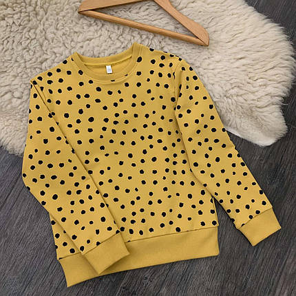 Світшот дитячий гірчичний крапки пензлика Five Stars 10988-116р, фото 1