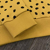 Світшот дитячий гірчичний крапки пензлика Five Stars 10988-146р, фото 5