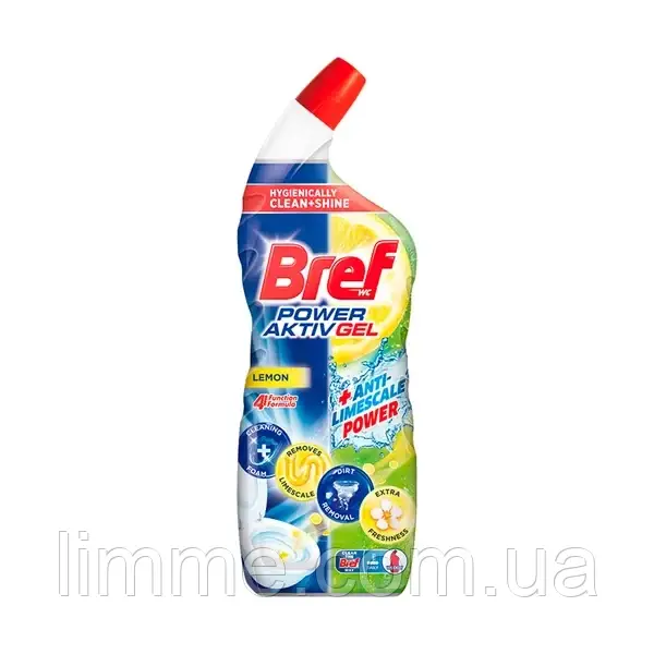 Гель для туалету Bref Power Aktiv Gel Lemon  0.7 л.