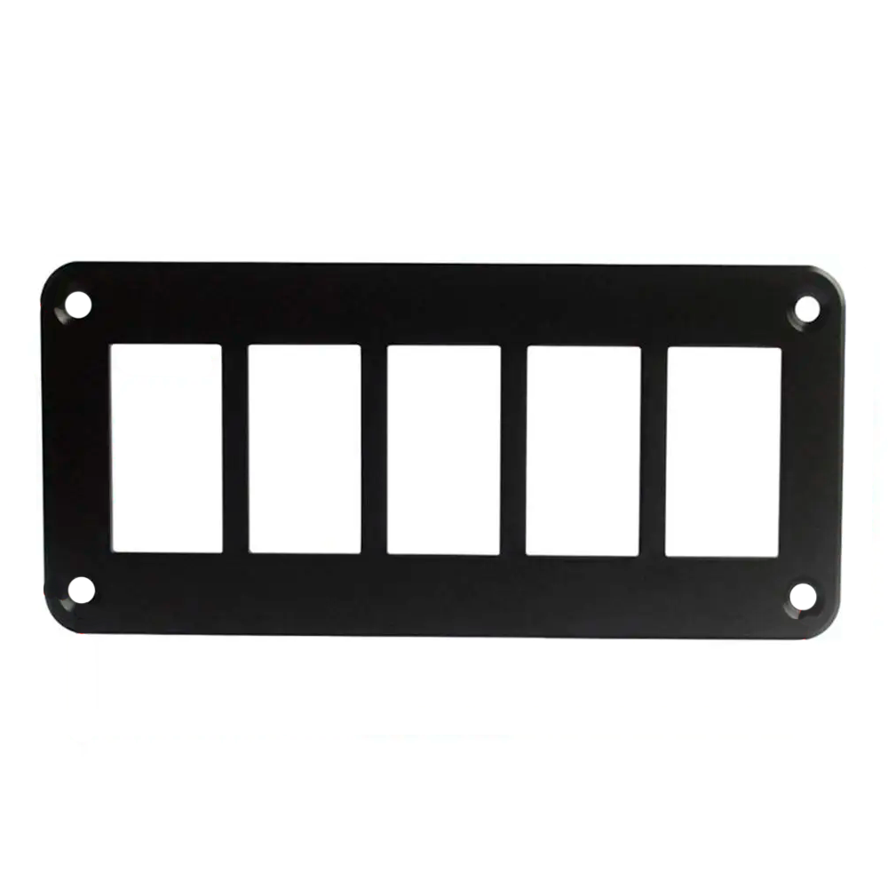 Тримач корпусу клавішного перемикача 5-ти позиційний алюмінієвий, фото 1