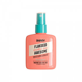 Спрей-блиск для сухого та пошкодженого волосся з насінням льону Beany, 100 мл Лівеста