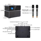 Touyinger E900 FullHD проектор-караоке, Android version, 1920х1080, Black, фото 3