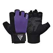 Рукавички для фітнесу RDX W1 Half Purple Plus S, фото 3