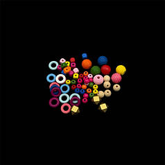 Дерев'яні намистини.