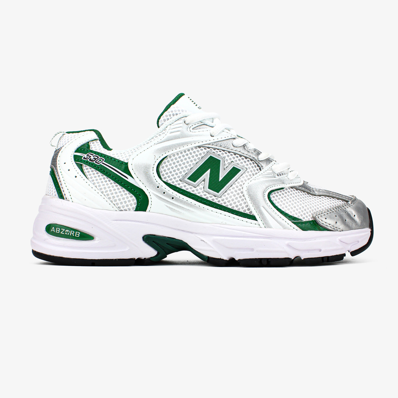 Жіночі Кросівки  New Balance 530 White Green / Нью Баланс 530