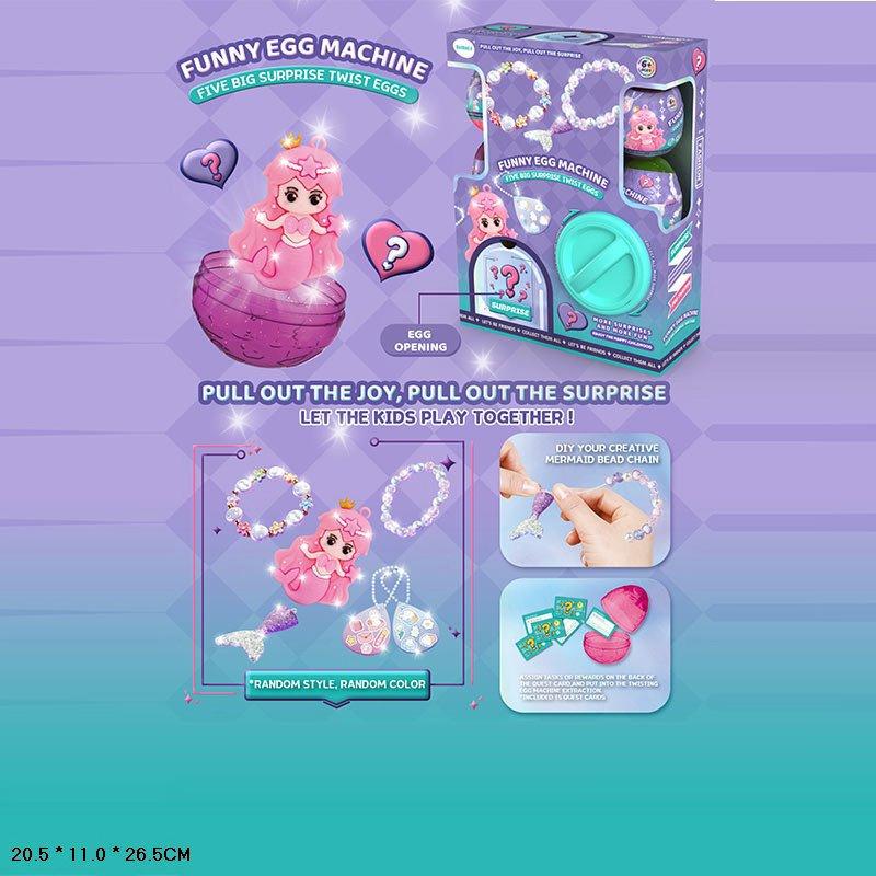 Ящик сюрпризів K22 з 5 яйцями та аксесуарами для браслетів, фото 1