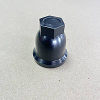 Пластиковий ковпачок на гайку колеса вантажного автомобіля, 32 мм чорний TP 01-37-95