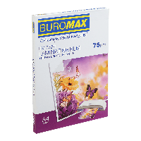 Плівка для ламінування, 75мкм, A4 (216x303мм), глянцева BM.7722 Ламінаційна плівка для ламінатора