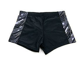 Оптом підліткові та чоловічі боксери для купання (арт. 25-14-309) фіолетові з білим смужки, 44-52р