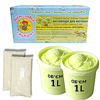 Суміш протеїнова без цукру «Фісташка» для приготування морозива "Жужуля", 180г