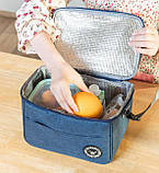 Термосумкак для обіду Синя, фото 2