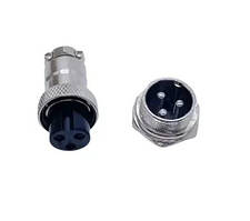 GX16 Роз'єм живлення 3 pin (комплект тато+мама)