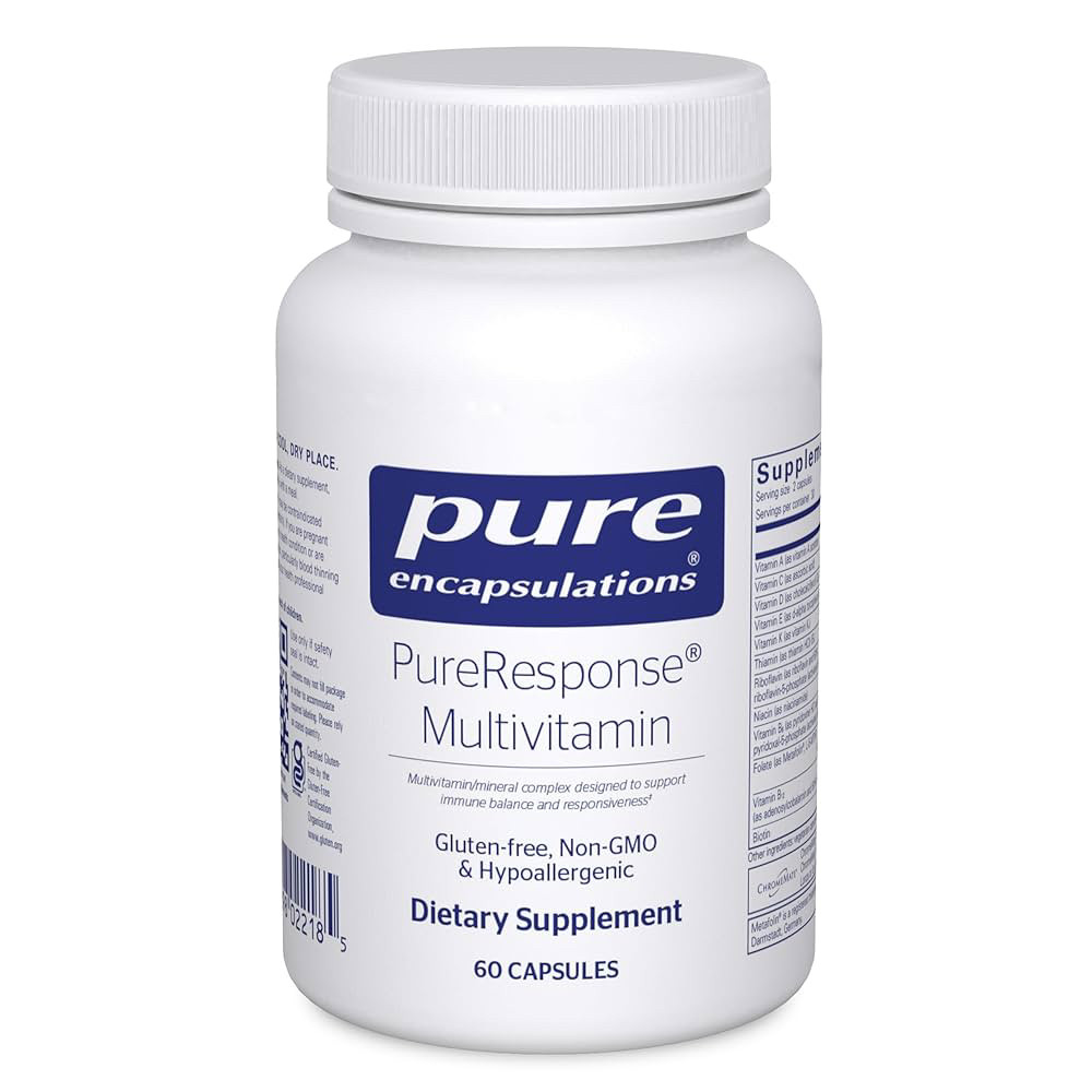 Pure Encapsulations PureResponse Multivitamin / Мультивітамінно-мінеральний комплекс 60 кап. BX532, фото 1