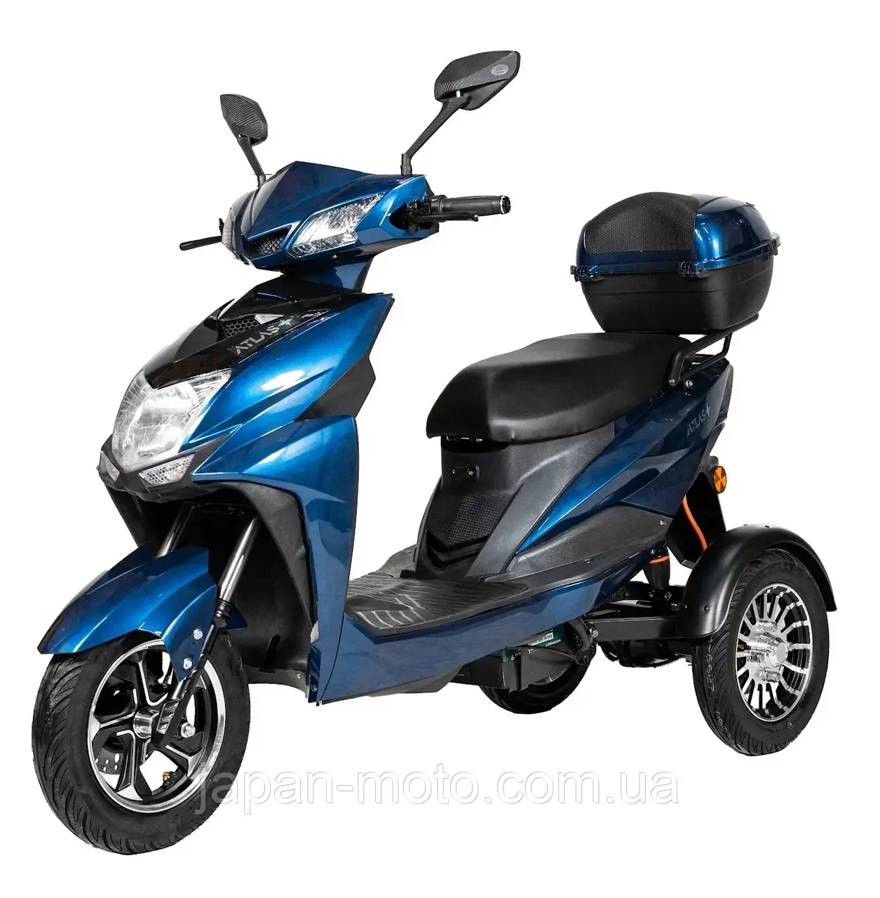 Електроскутер ATLAS Falcon Trike Box 1500W Cyan Blue