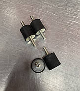 Антивібраційні вставки для кондиціонерів, Віброопори (30х30) БГ+Б до 50 кг, (М8 комплект 4 шт.), фото 2