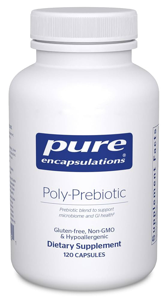 Pure Encapsulations Poly-Prebiotic / Пребіотики та поліфеноли для підтримки шлунково-кишкового тракту 120 капсул. BX321, фото 1