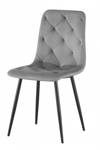 Стілець мякий Трасті Мікс меблі , оббивка сірий  велюр
