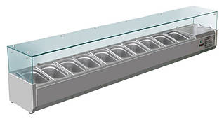 Вітрина холодильна для топінгу Cooleq VRX2000/330 на 10xGN1/4