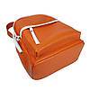 Рюкзак чоловічий "Баггі" натуральна шкіра, колір помаранчовий, фото 4