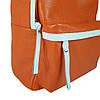 Рюкзак чоловічий "Баггі" натуральна шкіра, колір помаранчовий, фото 7