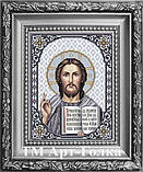 Схема для вишивки бісером БМ Казанська (срібло), фото 2